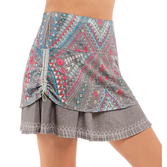 Lucky in Love Desert Vibes Ruched Skort Tennis Golf Athletic Active XL - Picture 1 of 7